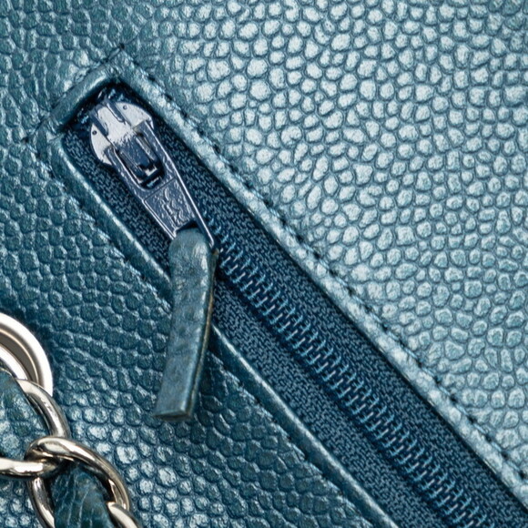 Authentic Chanel Medium Classic Caviar Double Flap Bag - Picture 8 of 12